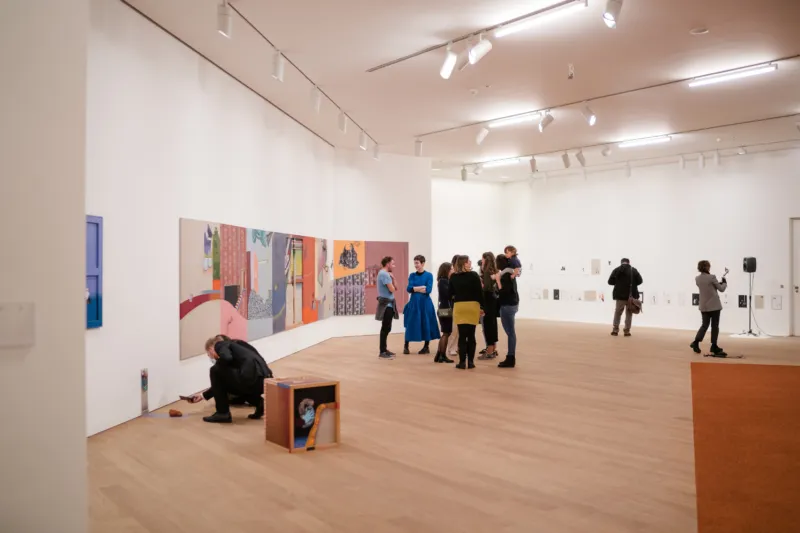 Vue de l'exposition "Freigeister", 11.11.2021 – 27.02.2022, Mudam Luxembourg.
