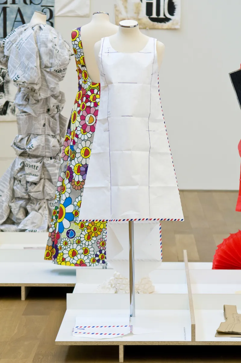 Paper Fashion Airmail dress 1
