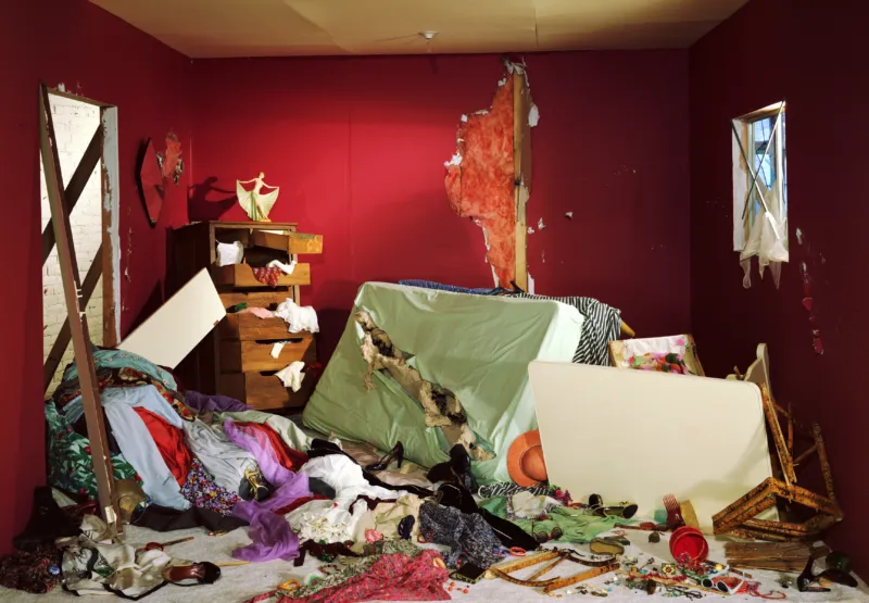 Wall The Destroyed Room