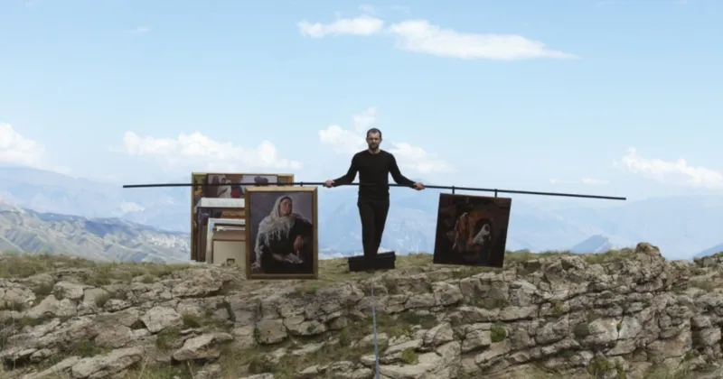 Taus Makhacheva, Tightrope, 2015