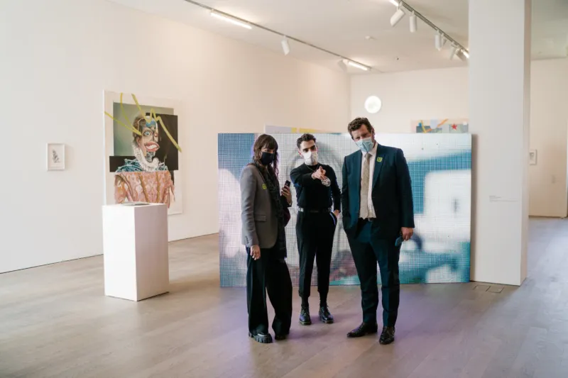 Preview of the exhibition "Freigeister. Fragments of an art scene in Luxembourg and beyond", 10.11.2021, Mudam Luxembourg