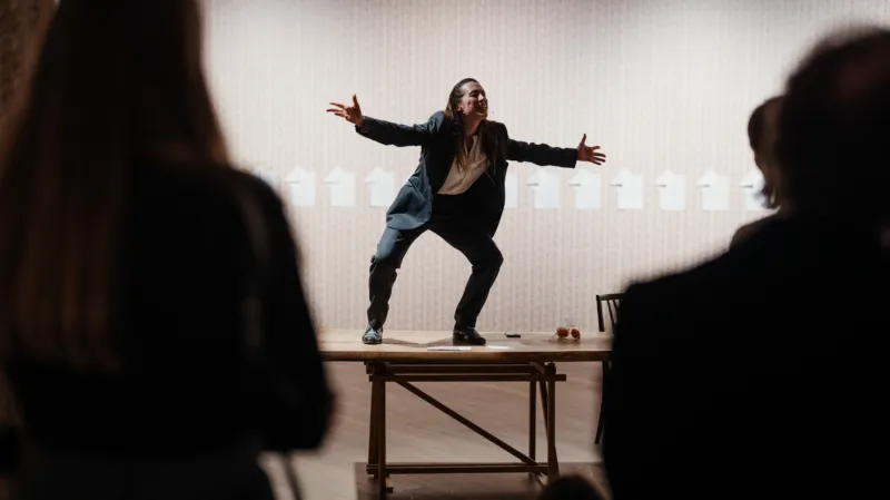 I am paper – An exploration of Tomaso Binga’s poetry. Performance by Matilde Cerruti Quara