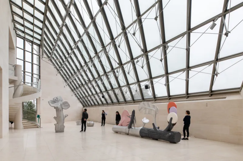 Vue de l’exposition "Martine Feipel & Jean Bechameil. Garden of Resistance", 05.02.2022 — 09.01.2023, Mudam Luxembourg