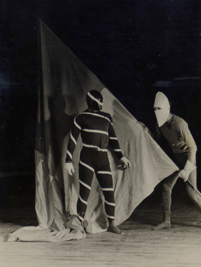 Xanti Schawinsky, ‘Danse Macabre’, 1938. Black and white photograph. 24 x 12 cm. Courtesy of the Xanti Schawinsky Estate